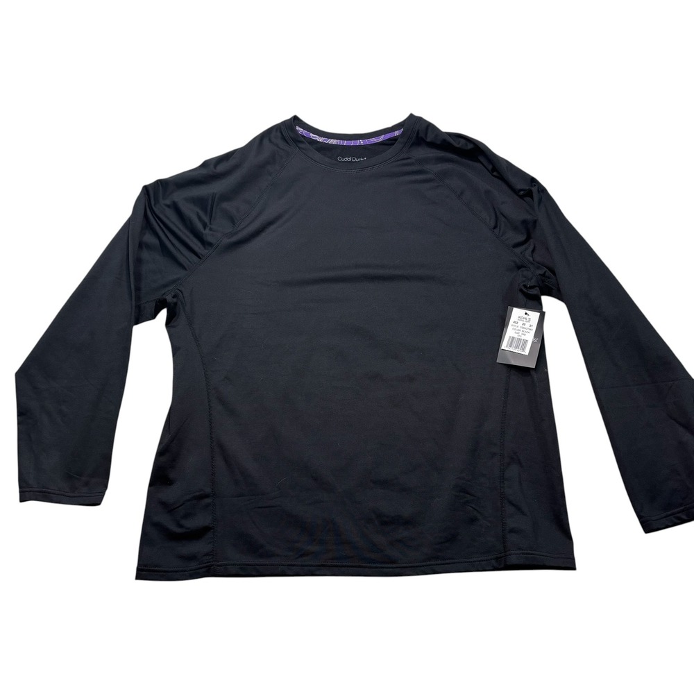 Cuddl Duds Arcticore Heavyweight Base Layer Black‎ 3XB NWT  Mens Top #537